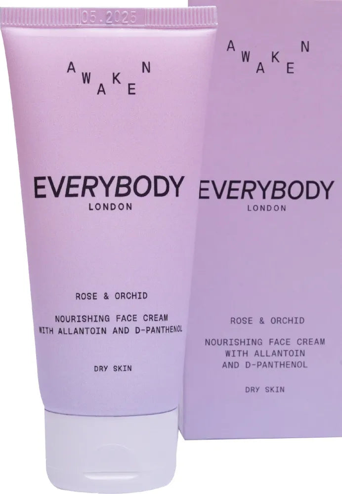 EVERYBODY Awaken Nourishing Cream sausai odai dienai ir nakčiai - Rožė Orchidėja 50ml - Kosmetika