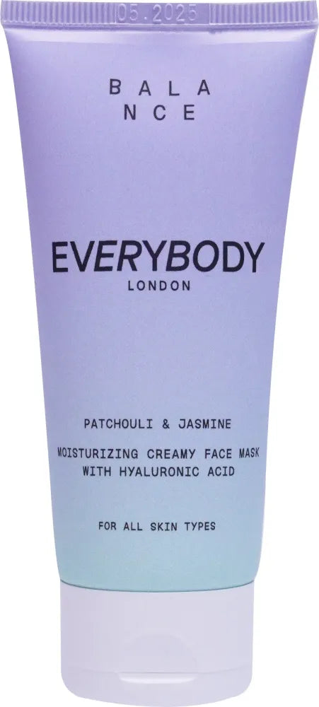 EVERYBODY Balance Drėkinantis Kremas-Maskė visiems odos tipams - Patchouli ir Jasmine 50ml - Kosmetika