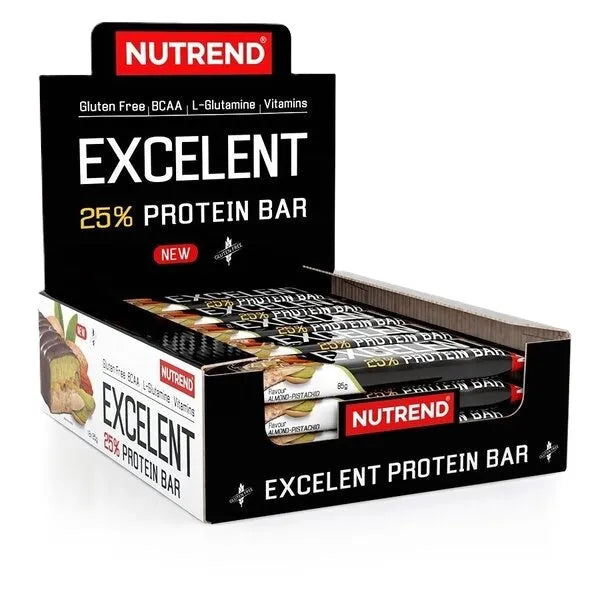 Excelent 25% Protein Bar Strawberry Cake - 18 x 85g - Nutrend - Maistas
