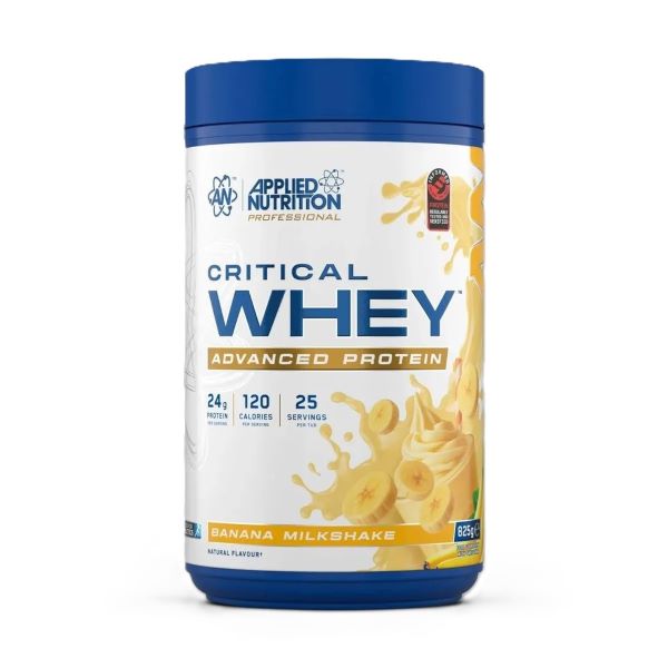 Critical Whey, Banana Milkshake - 825g - Applied Nutrition