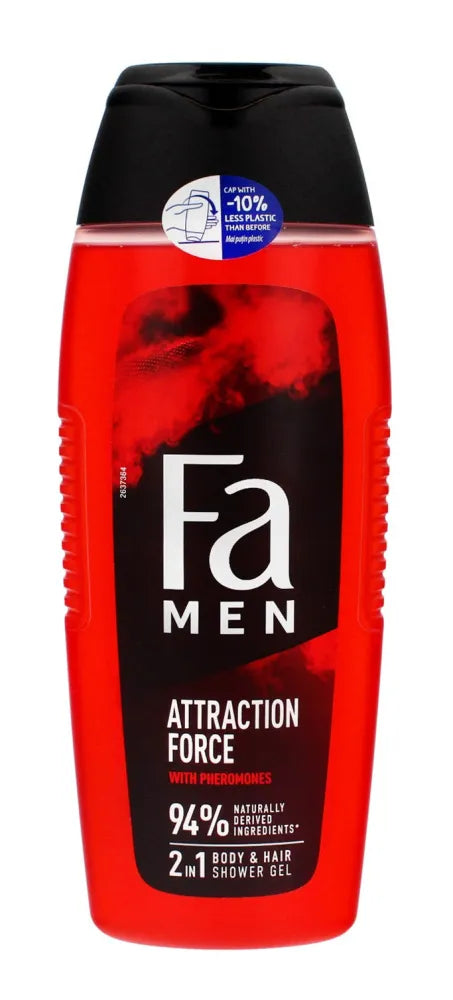 Fa Men Attraction Force 2-in-1 Dušo Gelis 400 ml - Kosmetika
