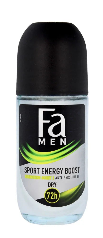 Fa Men Xtreme Sport Energijos didinimas 72H Roll-on dezodorantas 50ml - Kosmetika