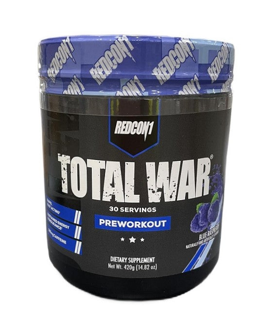 Total War - Preworkout, Blue Raspberry - 420g - Redcon1