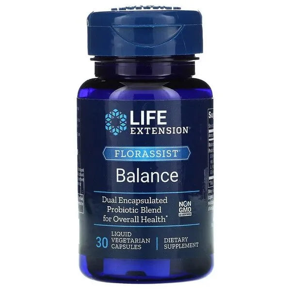 Florassist Balance - 30 liquid vcaps - Life Extension - Papildai