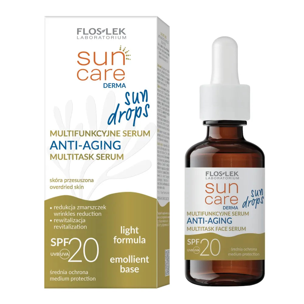 FLOS SUN CARE DERMA Anti-Aging Serumas SPF20 - Kosmetika