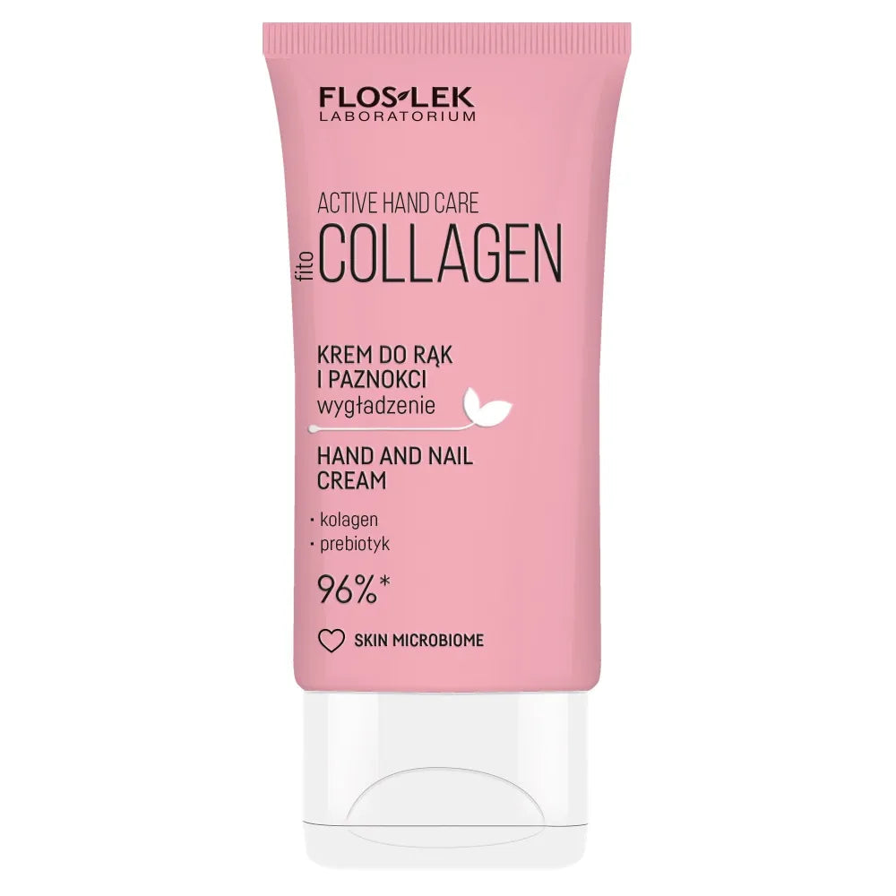 FLOSLEK Active Hand Care Kolageno rankų ir nagų kremas - glotninantis 50 ml - Kosmetika