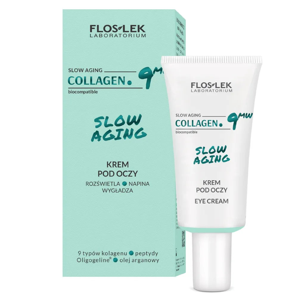 FLOSLEK COLLAGEN. 9MW SLOW AGING Eye Cream 30 ml. - Kosmetika