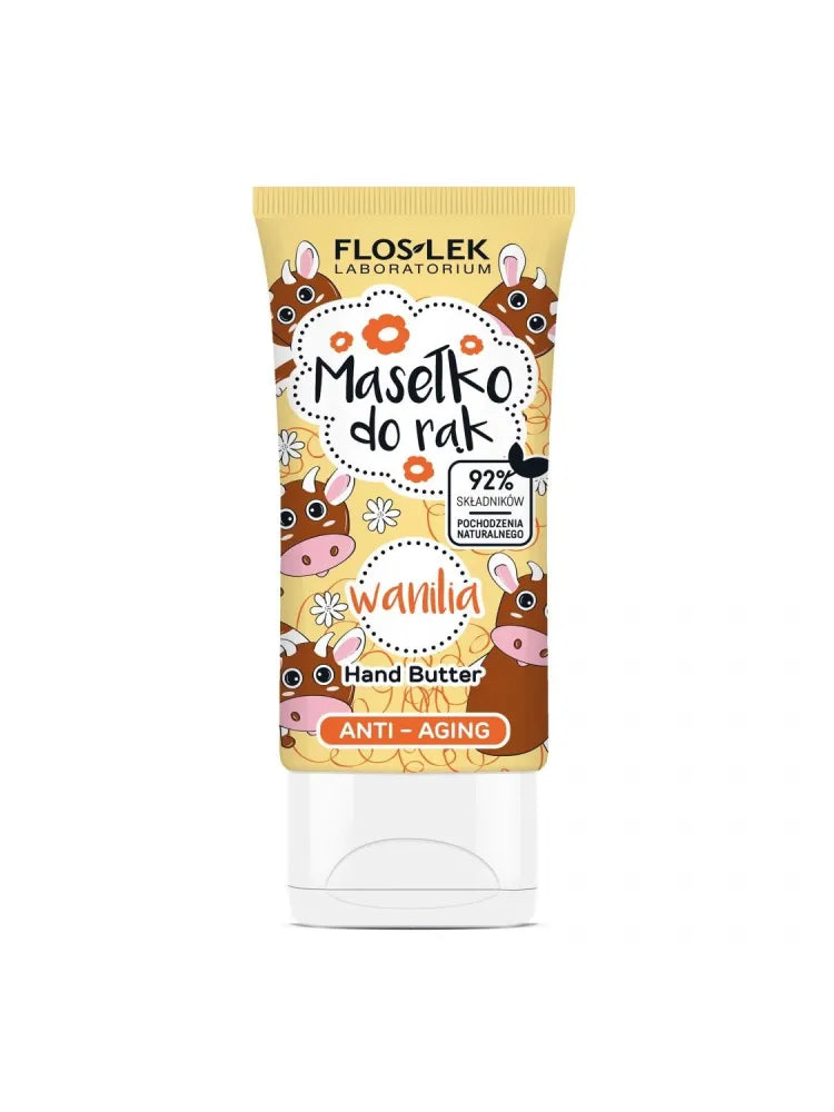Floslek Hand Care Anti-Aging Rankų sviestas VANILĖ 50ml - Kosmetika