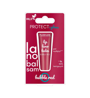 FLOSLEK Lip balm Bubble Red 12 g - Kosmetika