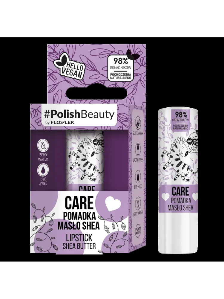 Floslek Lip Care Vege Apsauginė lūpų dažai su Shea sviestu - Priežiūra 1 vnt - Kosmetika