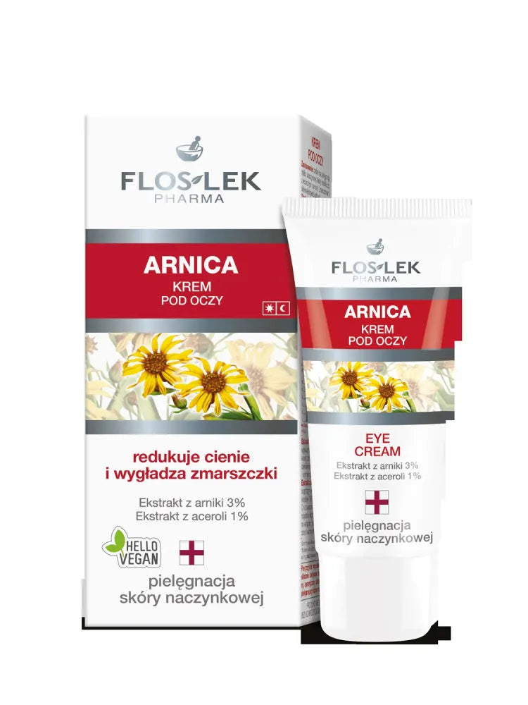 Floslek Pharma Arnica Eye Cream mažinantis tamsius ratilus - Kosmetika