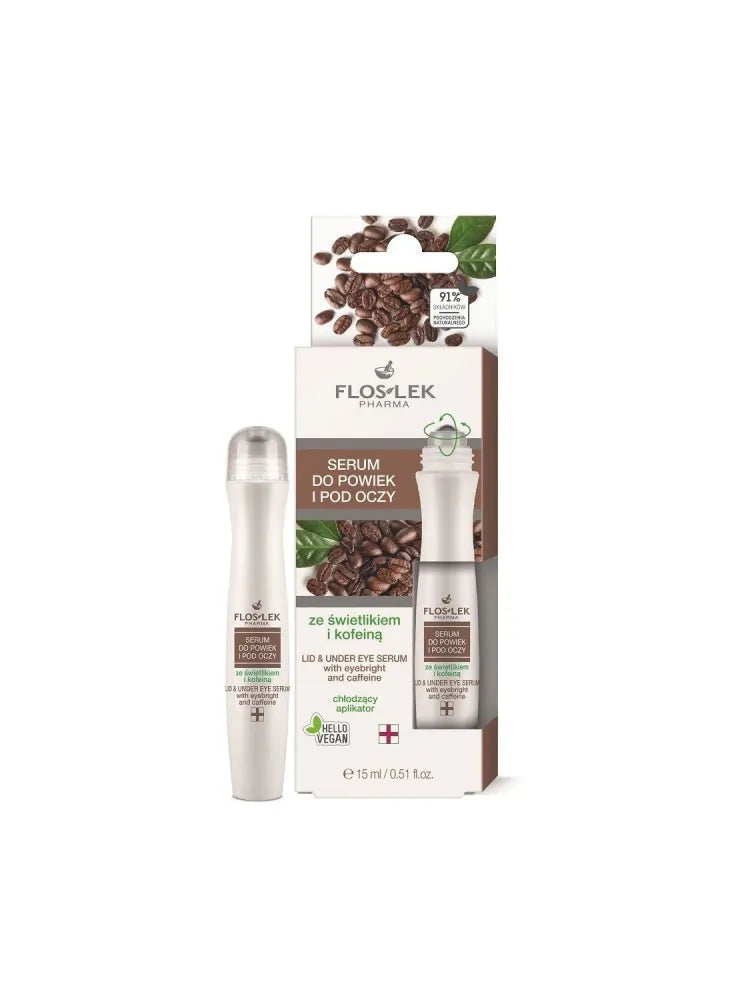 Floslek Pharma Eye and Under-Eye Serum with Eyebright Caffeine 15ml - Kosmetika