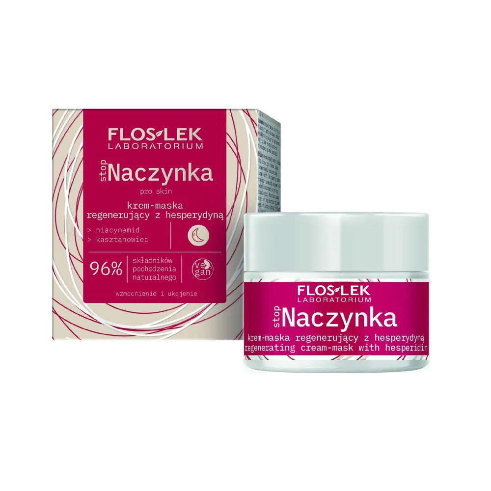 FLOSLEK Stop Capillaries Regenerating Cream-Mask with Hesperidin for Night 50ml - Kosmetika