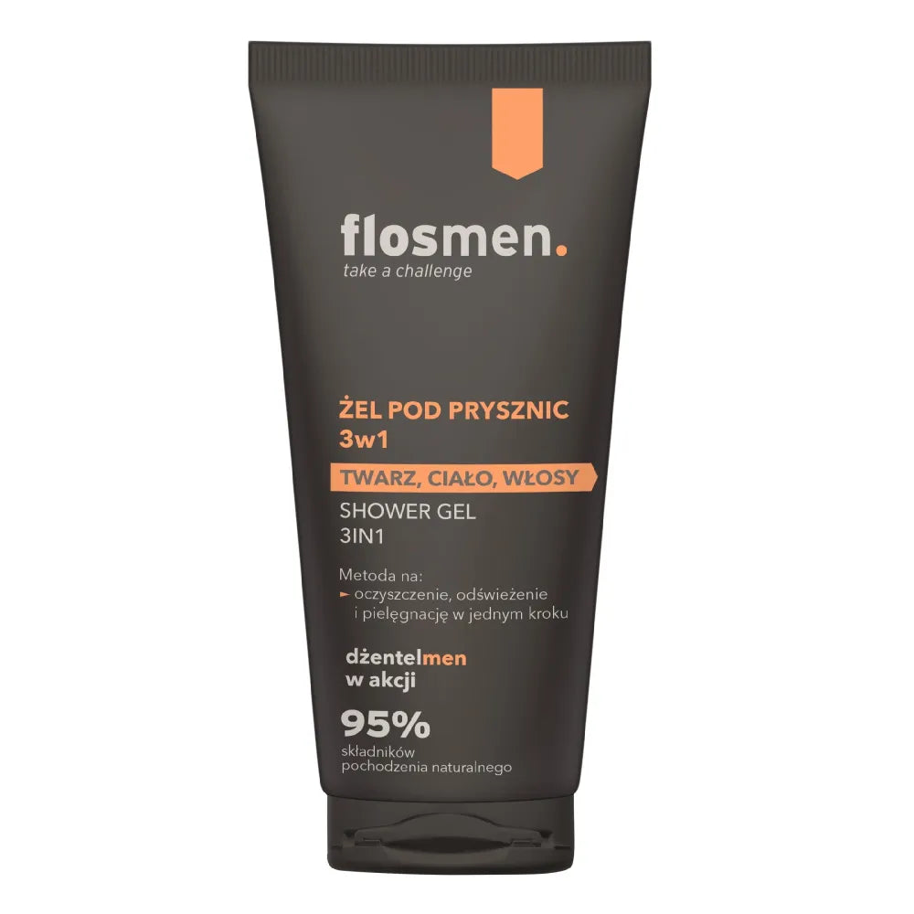 FLOSMEN 3-in-1 Shower Gel 225 ml - Kosmetika