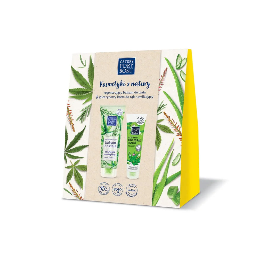 FOUR SEASONS Dovanų rinkinys Kosmetika iš gamtos - Kūno losjonas 250 ml + Glicerino rankų kremas 130