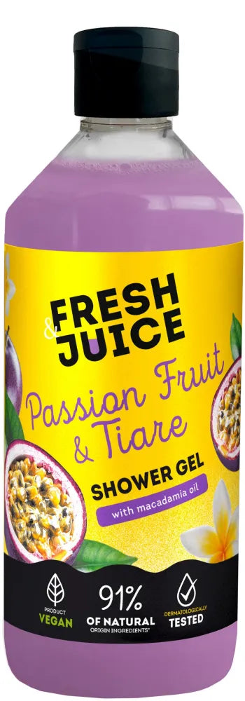 FRESH JUICE Maracuja and Tiare Shower Gel 473 ml - Kosmetika