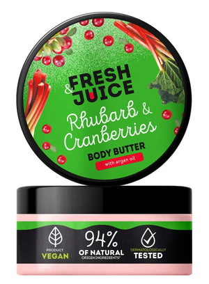 FRESH JUICE Rhubarb and Cranberry Body Butter 200 ml - Kosmetika
