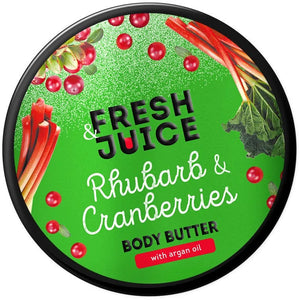 FRESH JUICE Rhubarb and Cranberry Body Butter 200 ml - Kosmetika