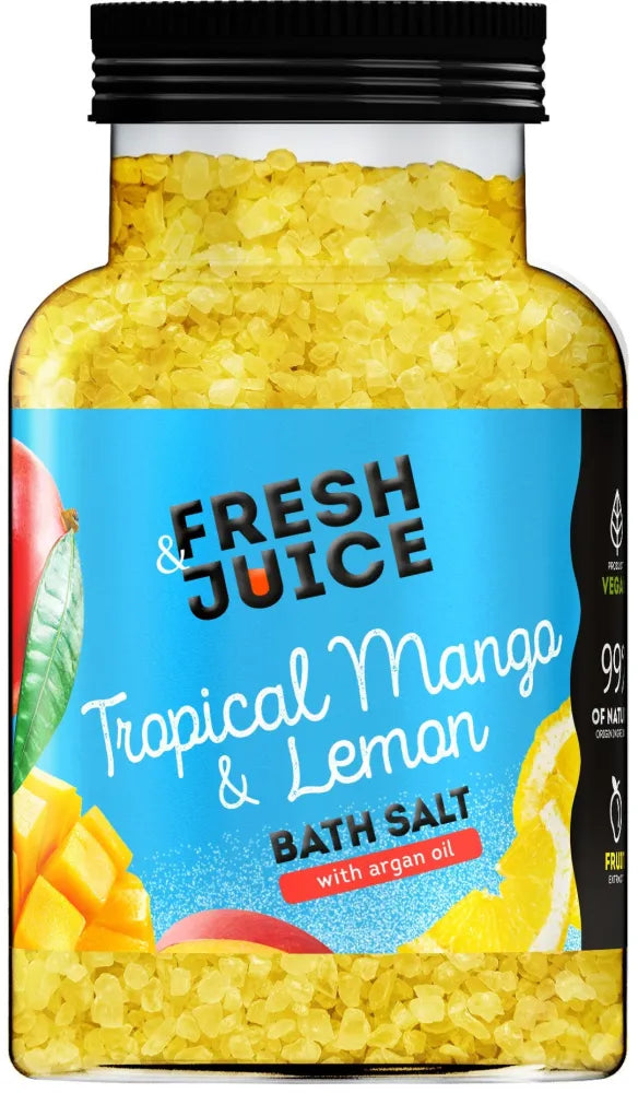 FRESH JUICE Tropical Mango and Lemon bath salt 700 g - Kosmetika