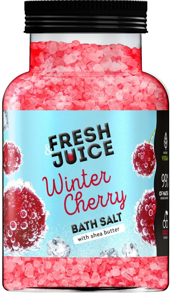 FRESH JUICE Winter Cherry bath salt 700 g - Kosmetika
