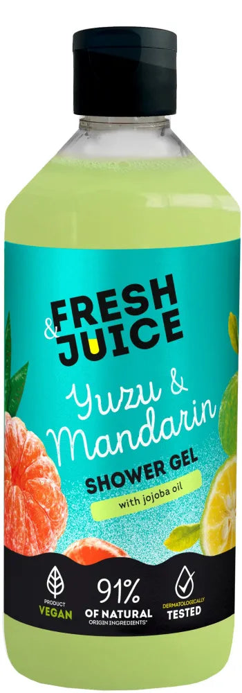 FRESH JUICE Yuzu and Tangerine Shower Gel 473 ml - Kosmetika