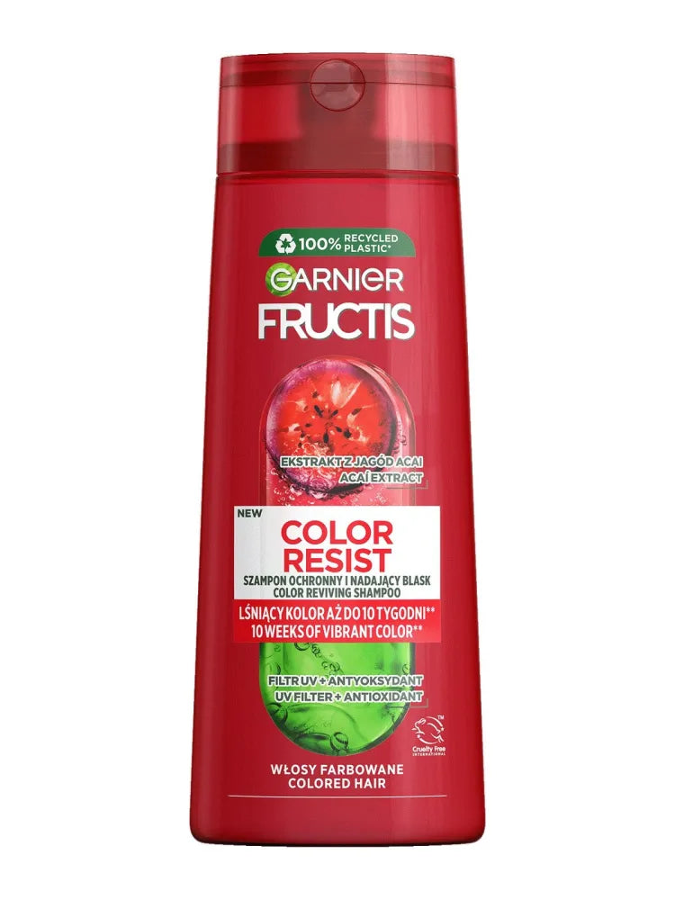 Fructis Color Resist šampūnas dažytiems ir akcentuotiems plaukams 400 ml - Kosmetika