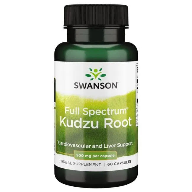 Full Spectrum Kudzu Root - 500 mg - N60 - Swanson - Papildai