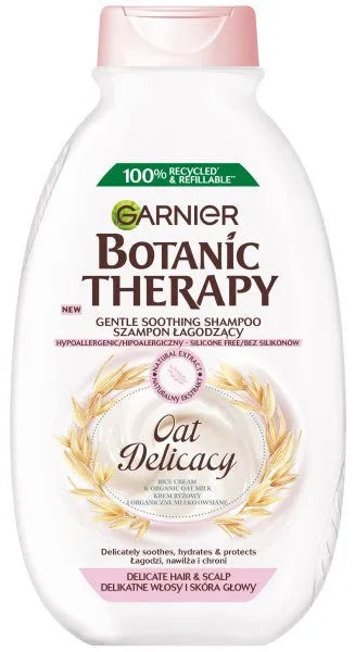 Garnier Botanic Therapy Raminantis šampūnas Avižų delikatesas - jautriems plaukams ir galvos odai 400ml - Kosmetika
