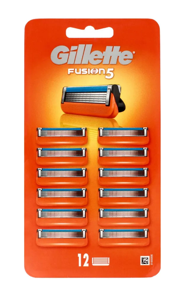GILLETTE Fusion 5 Replacement cartridges for men’s razor 1 op. - 12 pcs. - Higiena