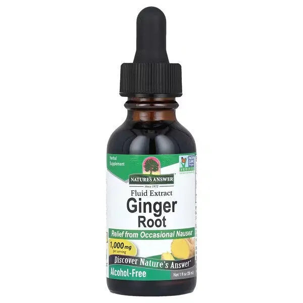Ginger Root 1000mg - 30 ml - Nature’s Answer - Papildai