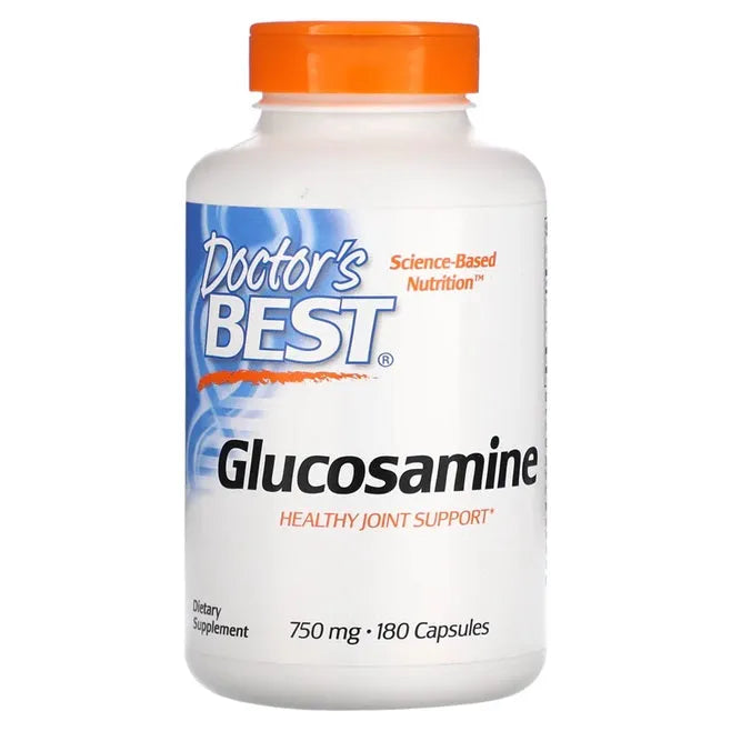 Glucosamine Sulfate 750mg - 180 caps - Doctor’s Best - Papildai