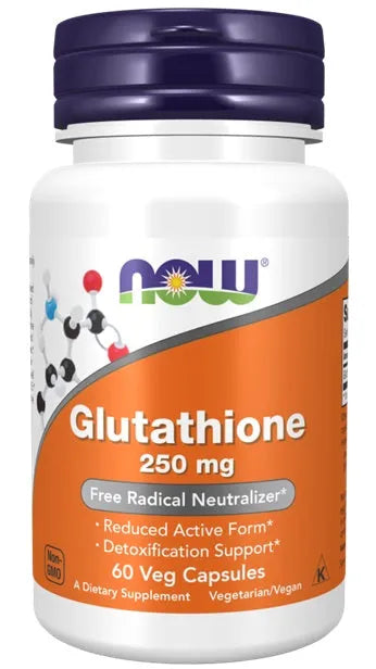 Glutathione 250mg - 60 vcaps - NOW Foods - Papildai