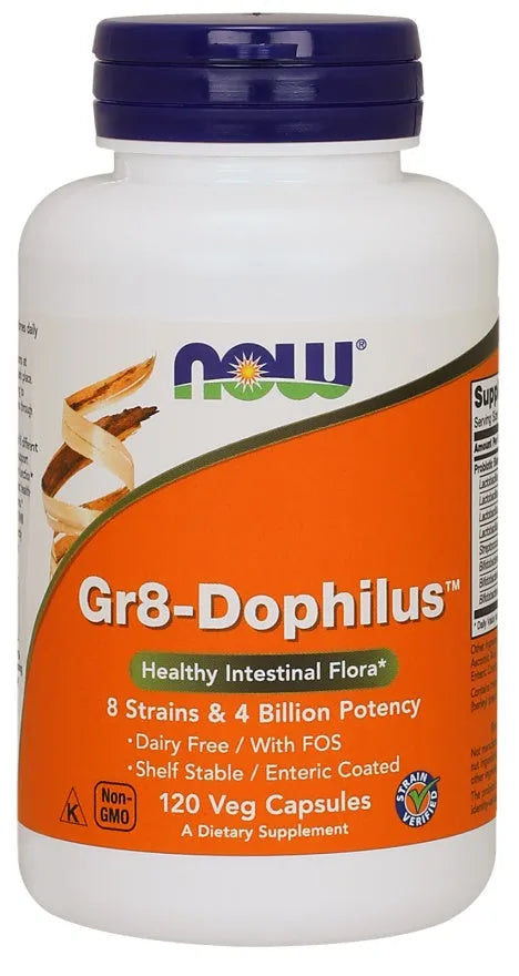Gr8-Dophilus - 120 vcaps - NOW Foods - Papildai