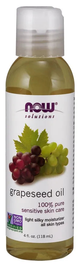 Grapeseed Oil - 118 ml - NOW Foods - Papildai