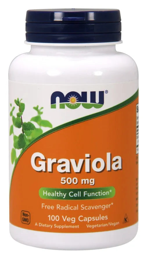 Graviola 500mg - 100 vcaps - NOW Foods - Papildai