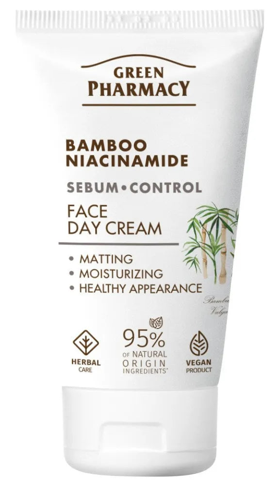GREEN PHARMACY Bamboo + Niacinamide Day Cream 50 ml. - Kosmetika