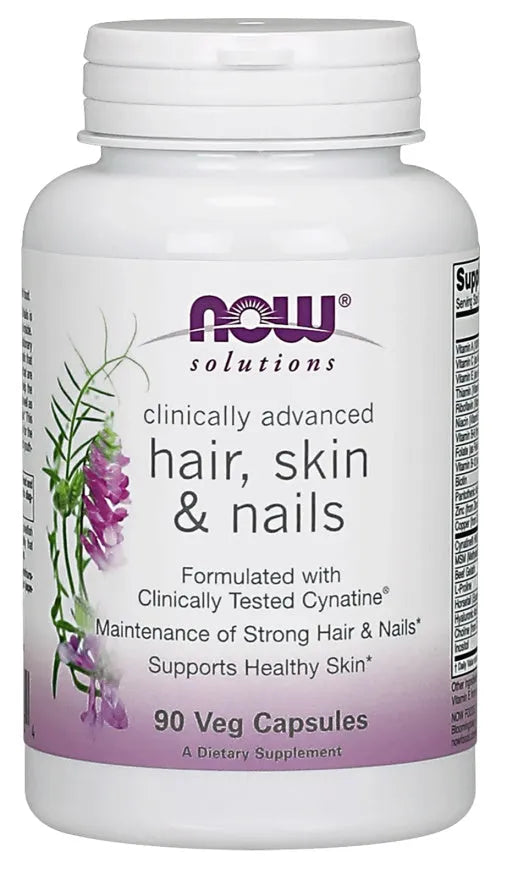Hair Skin & Nails - 90 vcaps - NOW Foods - Papildai