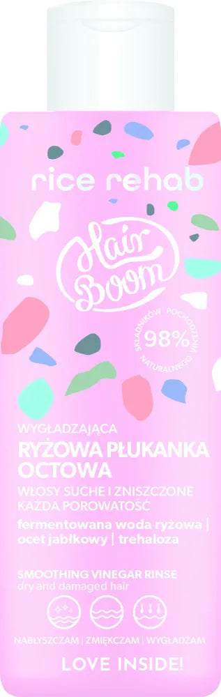 HAIRBOOM Rice Rehab Smoothing Rinse for Vinegar Hair 200 ml. - Kosmetika