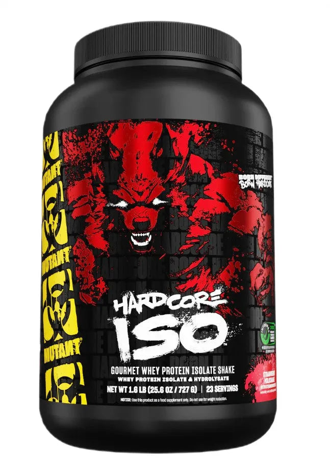 Hardcore Iso Strawberry Milkshake - 727g - Mutant - Sporto papildai