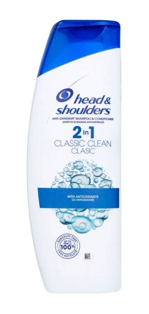 HEAD&SCHOULDERS Classic Clean 2in1 Anti-dandruff Hair Shampoo 400ml - Kosmetika