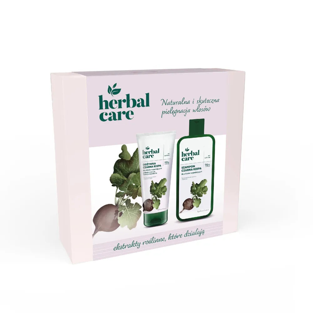 HERBAL CARE Gift Set Turnip (Hair Shampoo 330ml + Hair Conditioner 200ml) - Kosmetika