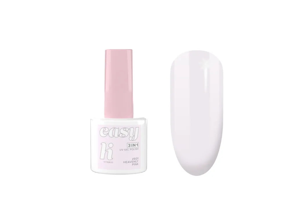 Hi Hybrid Lacquer Easy 3in1 No. 601 Dangiškas Rožinis 5ml - Kosmetika