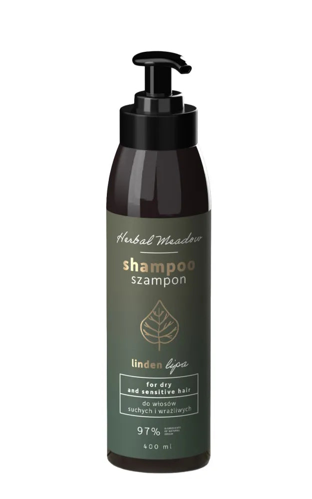 HISKIN Herbal Meadow Shampoo Lime - sausiems ir jautriems plaukams 400 ml - Kosmetika