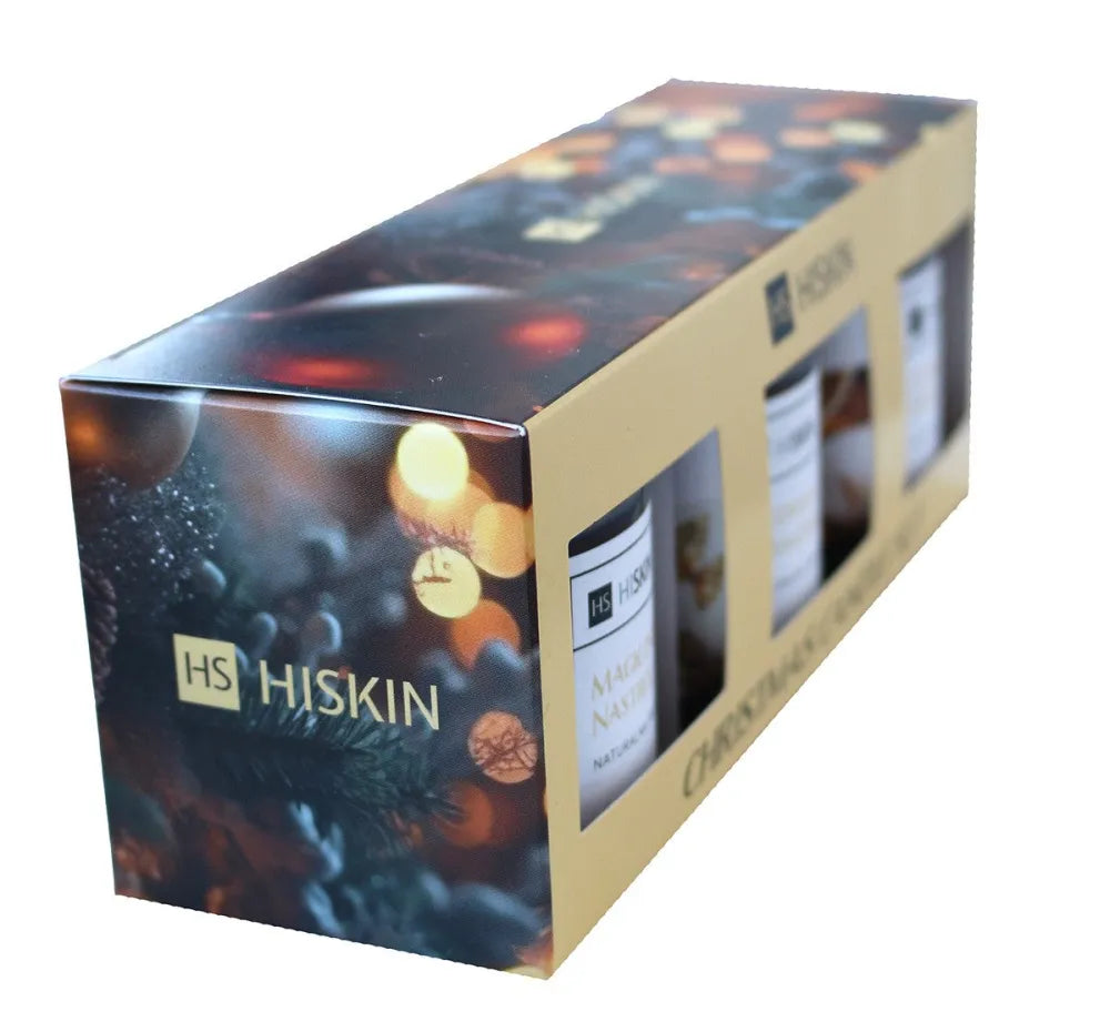 HISKIN Kalėdų žvakių rinkinys Sojų 1 pakuotė - 3 vnt. - Kosmetika