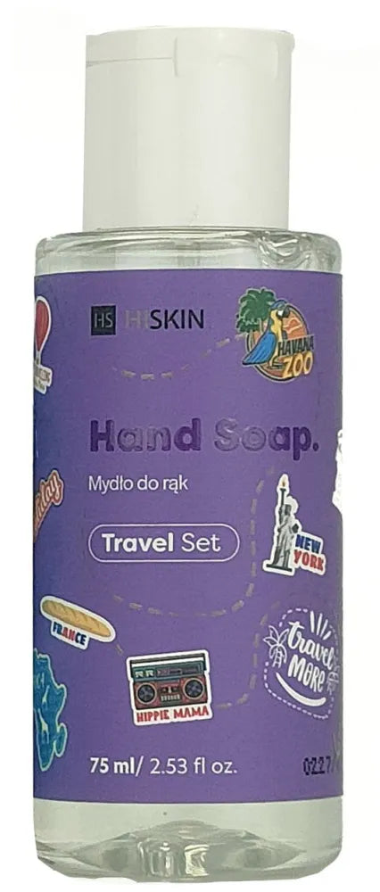 HISKIN Travel Set Skystas muilas rankoms 75 ml - Kosmetika