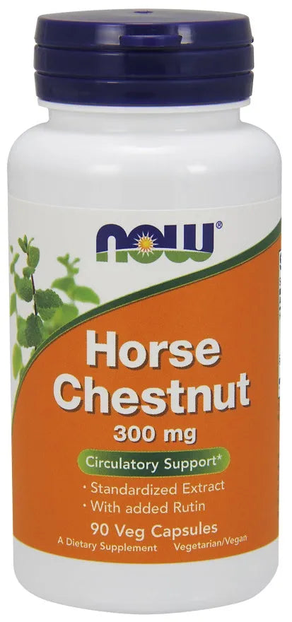Horse Chestnut 300mg - 90 vcaps - NOW Foods - Papildai