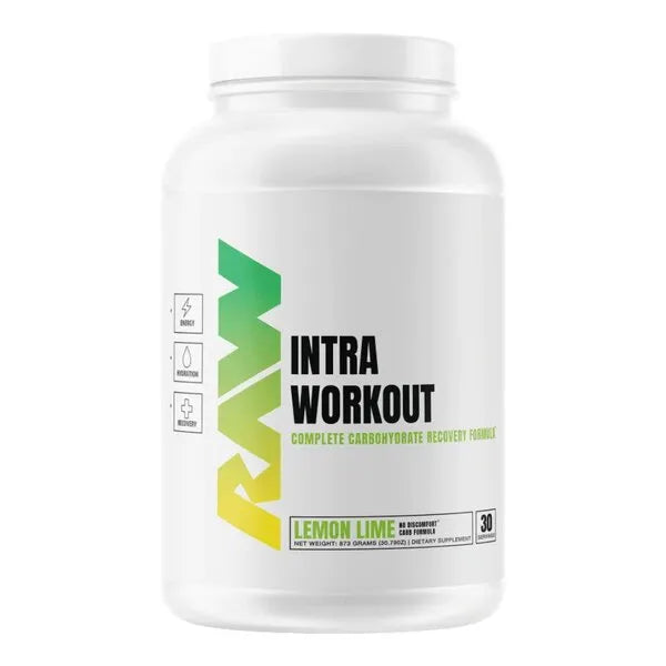 Intra Workout Lemon Lime - 873g - Raw Nutrition - Sporto papildai