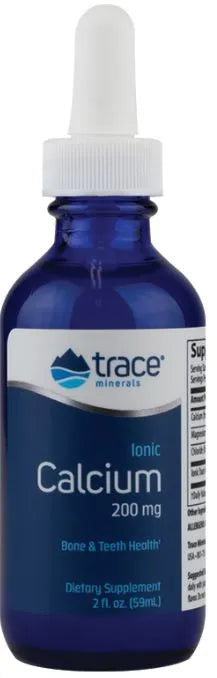 Ionic Calcium 200mg - 59 ml - Trace Minerals - Papildai