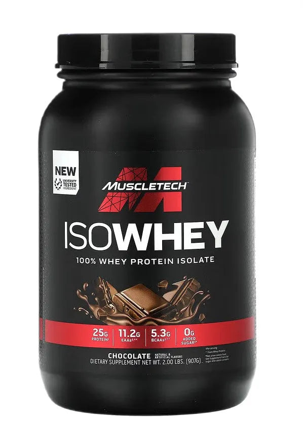 Iso Whey Chocolate - 907g - MuscleTech - Sporto papildai
