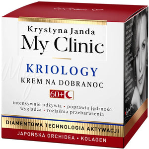 JANDA My Clinic Kriology 60+ Good Night Cream - Japonų orchidėja ir kolagenas 50ml - Kosmetika